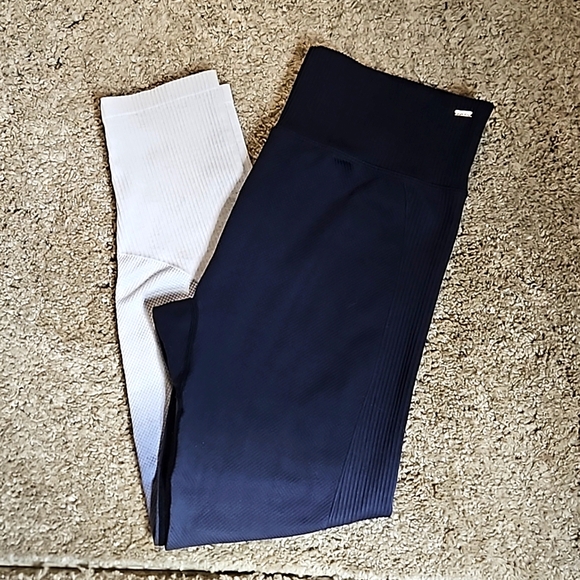 PINK Victoria's Secret High Waisted OMBRÉ Seamless Active Leggings Size Large - Picture 4 of 7